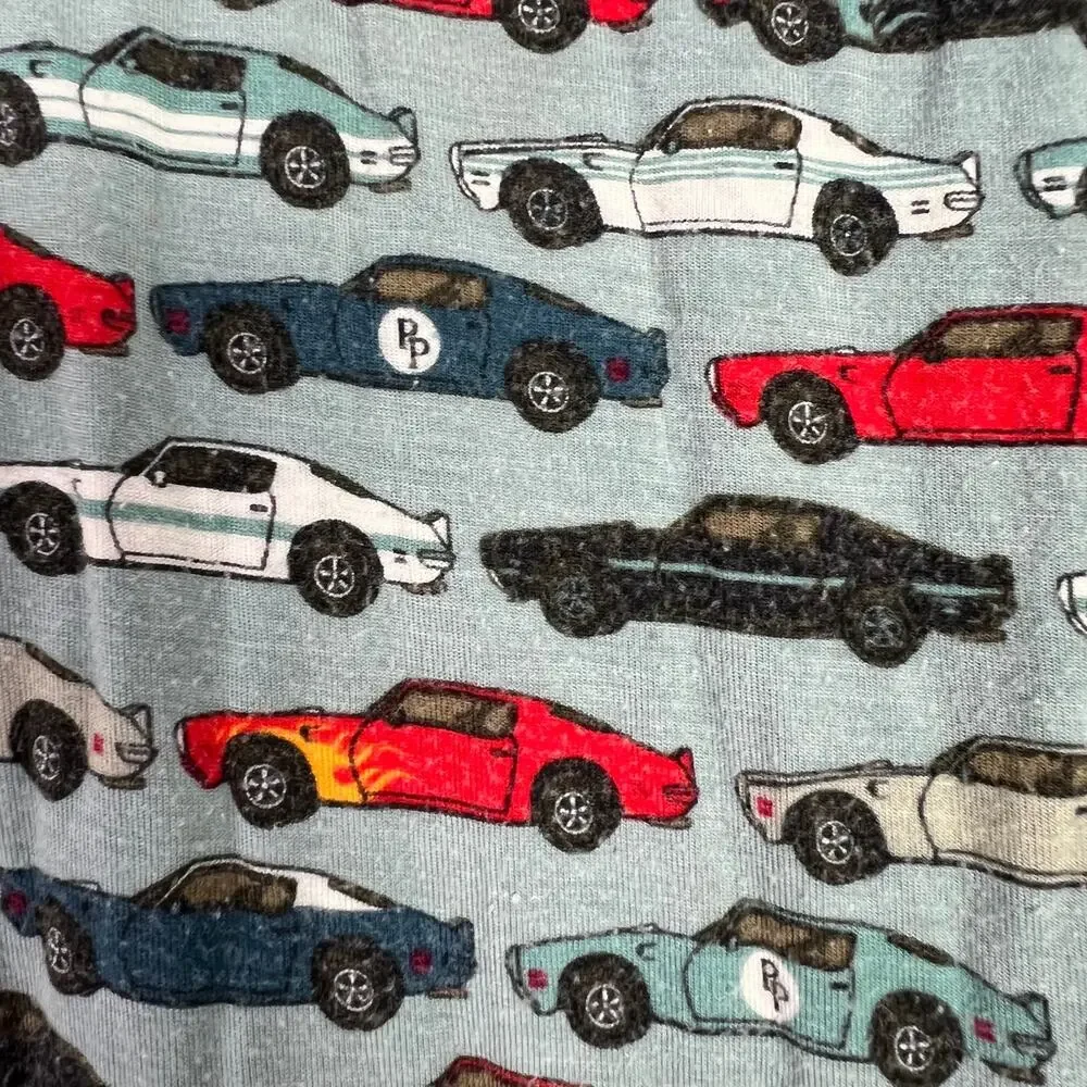 Posh Peanut Vintage Race Car Bamboo Viscose Short Sleeve Romper 18-24 Months